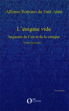 Cover L'enigme vide (eBook, PDF)