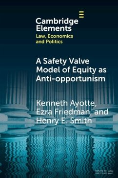 Safety Valve Model of Equity as Anti-opportunism (eBook, ePUB) - Ayotte, Kenneth; Friedman, Ezra; Smith, Henry E