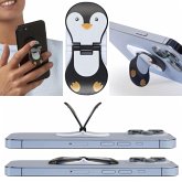 zipgrips Pinguin   2 in 1 Handy-Griff & Aufsteller   Sicherer Griff   Halter für Smartphones   Perfekte Selfies   Ideal