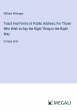 Toast And Forms of Public Address; For... - Bild 1