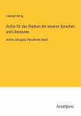 Archiv für das Studium der neueren Sprachen und Literaturen