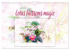 Lotus blossoms magic (Wall Calendar 2024 DIN A4 landscape), CALVENDO 12 Month Wall Calendar - Djeric, Dusanka