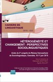 Hétérogénéité et changement : perspectives sociolinguistiques (eBook, PDF)