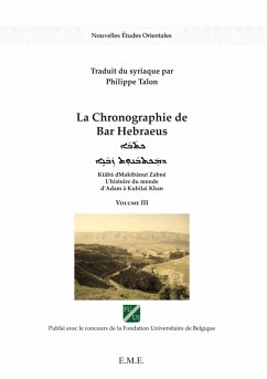 Cover La chronographie de Bar Hebraeus (Volume III) (eBook, PDF)