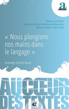 Cover «Nous plongions nos mains dans le langage» (eBook, PDF)