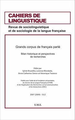 Grands Corpus de français parlé (eBook, PDF) - Bruxelles; Simon; Traverso; Mondada