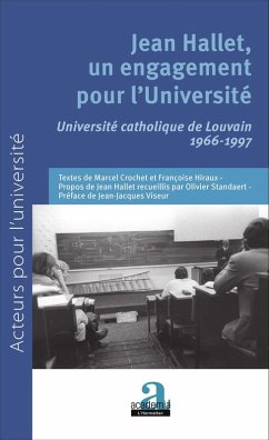 Jean Hallet, un engagement pour l'Université (eBook, PDF) - Crochet; Hiraux
