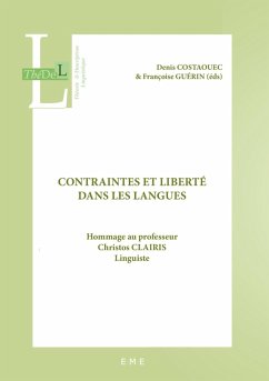 Cover Contraintes et liberté dans les langues (eBook, PDF)