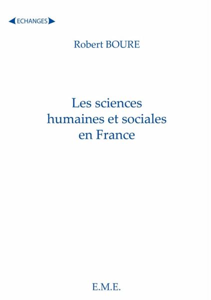 Les sciences humaines et sociales en France (eBook, PDF) Les sciences humaines et sociales en France (eBook, PDF)