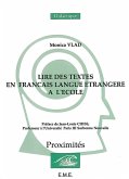 La lecture en français langue étrangere à l'école (eBook, PDF)
