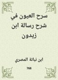 سرح العيون في شرح رسالة ابن زيدون (eBook, ePUB)