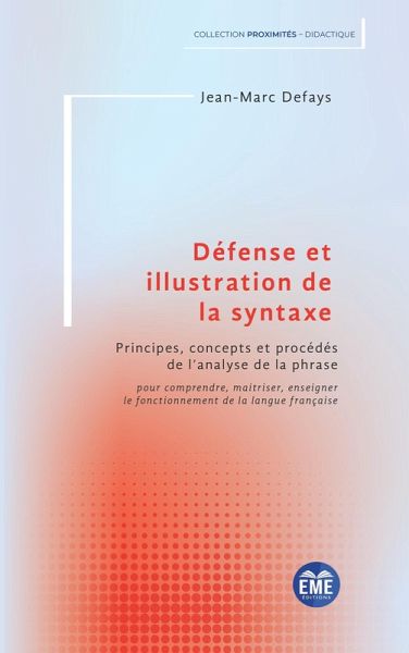 Defense et illustration de la syntaxe (eBook, PDF)