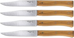 Opinel Tischmesserset Facette 4-teilig Olivenholz