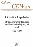Textes fondateurs de la psychanalyse (eBook, PDF)