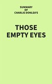 Summary of Charlie Donlea's Those Empty Eyes (eBook, ePUB)