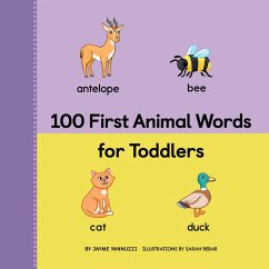 Cover 100 First Animal Words for Toddlers (eBook, ePUB)