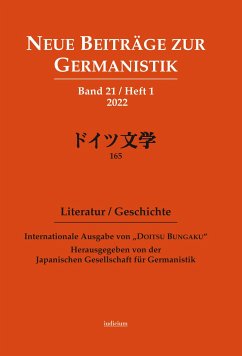 Cover Neue Beiträge zur Germanistik, Band 21 / Heft 1 / 2022