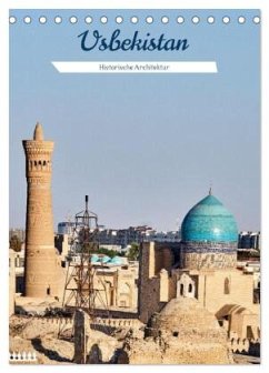 Usbekistan - Historische Architektur (Tischkalender 2024 DIN A5 hoch), CALVENDO Monatskalender
