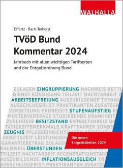 TVöD Bund Kommentar 2024 - Effertz, Jörg;Bach-Terhorst, Andreas