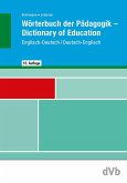 Wörterbuch der Pädagogik Englisch-Deutsch / Deutsch-Englisch (eBook, ePUB)