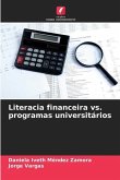 Literacia financeira vs. programas universitários