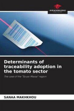 Determinants of traceability adoption in the tomato sector - MAKHKHOU, Sanaa