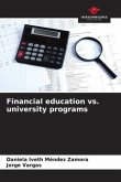 Financial education vs. university programs
