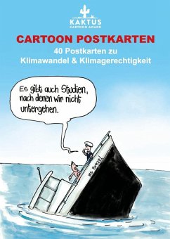 Cover Cartoon Postkarten - Klimawandel