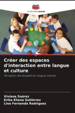 Créer des espaces d'interaction entre langue et culture - Suárez, Viviana;Gutiérrez, Erika Eliana;Rodriguez, Lina Fernanda
