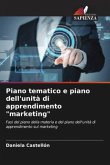 Piano tematico e piano dell'unità di apprendimento &quote;marketing&quote;