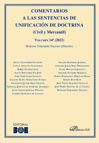 Comentarios a las sentencias de unificación de doctrina (civil y mercantil) volumen 14º (2022)