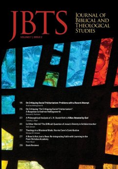 Journal of Biblical and Theological Studies, Issue 7.2