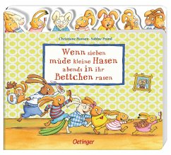 Cover Wenn sieben müde kleine Hasen abends in ihr Bettchen rasen / Wenn sieben Hasen Bd.1  (Mängelexemplar)