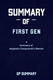 Summary of First Gen a Memoir by Alejandra Campoverdi (eBook, ePUB)