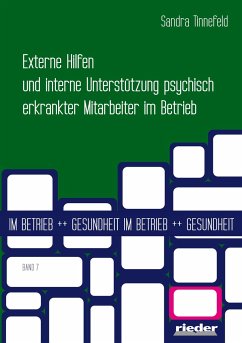 Externe Hilfen und interne Unterstützung psychisch erkrankter Mitarbeiter im Betrieb - Tinnefeld, Sandra