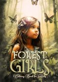 Forest Girls Coloring Book for Adults