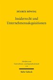 Insiderrecht und Unternehmensakquisitionen