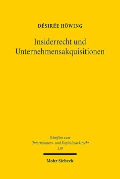 Cover Insiderrecht und Unternehmensakquisitionen