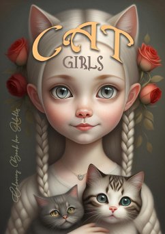 Cat Girls Coloring Book for Adults - Grafik, Musterstück;Publishing, Monsoon