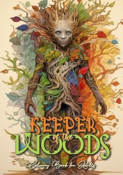 Keeper of the Woods Coloring Book for Adults - Grafik, Musterstück;Publishing, Monsoon