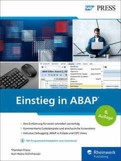 Einstieg in ABAP (eBook, ePUB) - Franz, Thorsten; Kühnhauser, Karl-Heinz