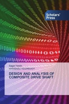 DESIGN AND ANALYSIS OF COMPOSITE DRIVE SHAFT - Yanda, Sagar;YEGIREDDY, HARIBABU