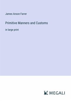 Cover Primitive Manners and Customs