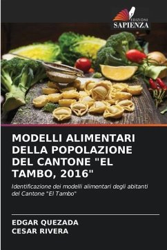 MODELLI ALIMENTARI DELLA POPOLAZIONE DEL CANTONE 