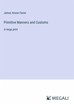 Cover Primitive Manners and Customs