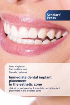 Immediate dental implant placement in the esthetic zone - Kalghoum, Imen;Barhoumi, Takoua;Hadyaoui, Daenda