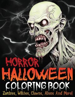 Horror Halloween Coloring Book - King, Charles