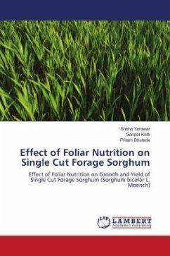 Effect of Foliar Nutrition on Single Cut Forage Sorghum - Yerawar, Sneha;Kote, Ganpat;Bhutada, Pritam