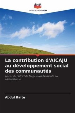 La contribution d'AICAJU au développement social des communautés - Baite, Abdul