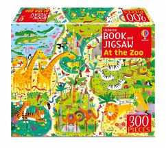 Usborne Book and Jigsaw At the Zoo - Robson, Kirsteen